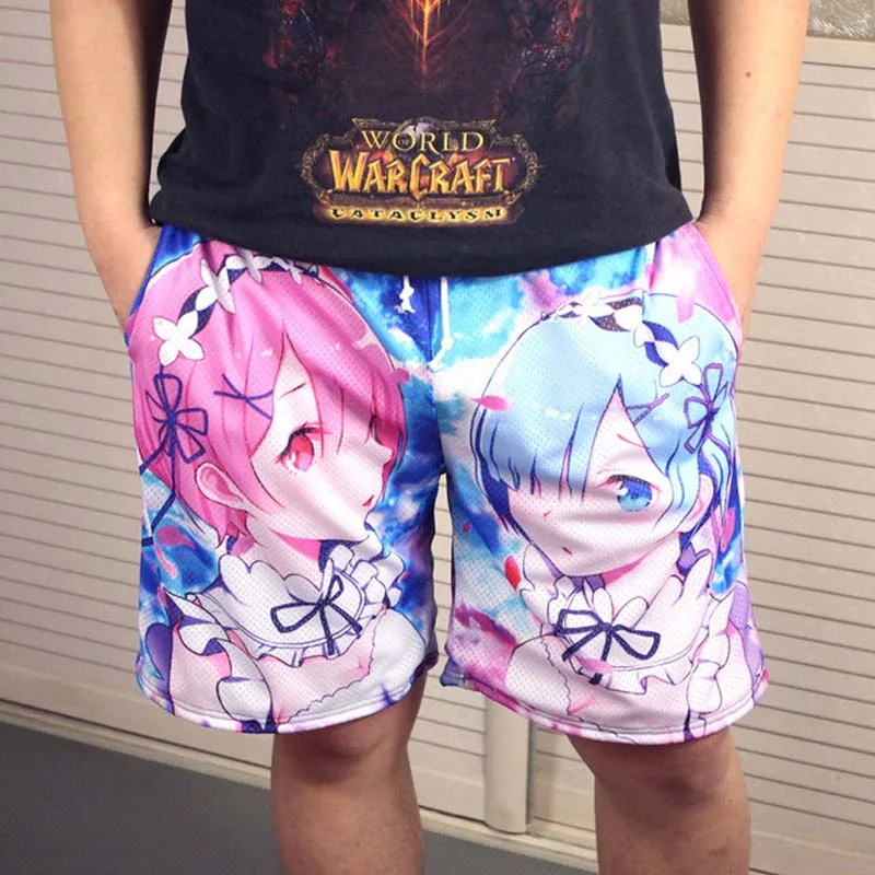 Шорты Cosroad аниме Rem Rimuru Tempest Love is War Attack on Titan Мужские Женские взрослые трусы летние
