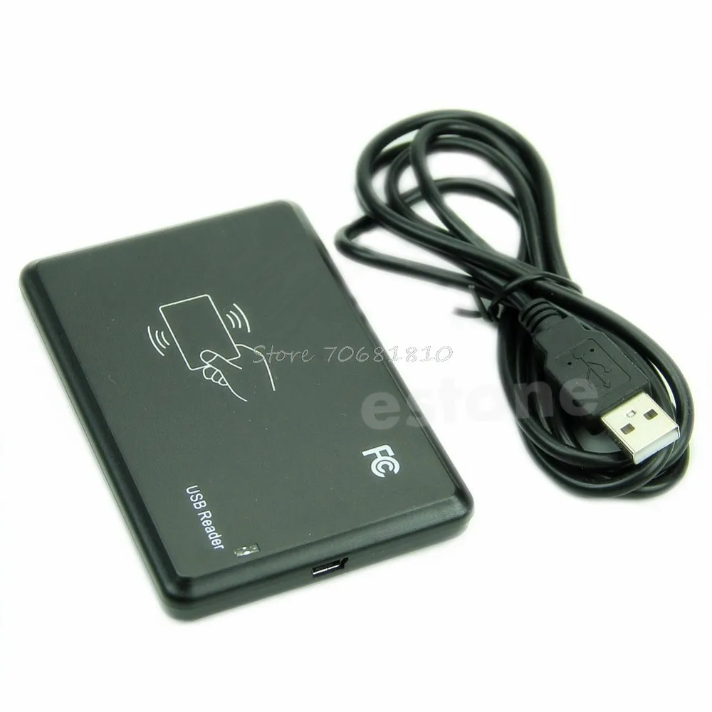 Для USB RFID Бесконтактный датчик приближения считыватель смарт-карт 125 кГц EM4100 Window7