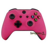 extremerate for xbox one x one s controller upper shell cover soft touch grip repair part red rose
