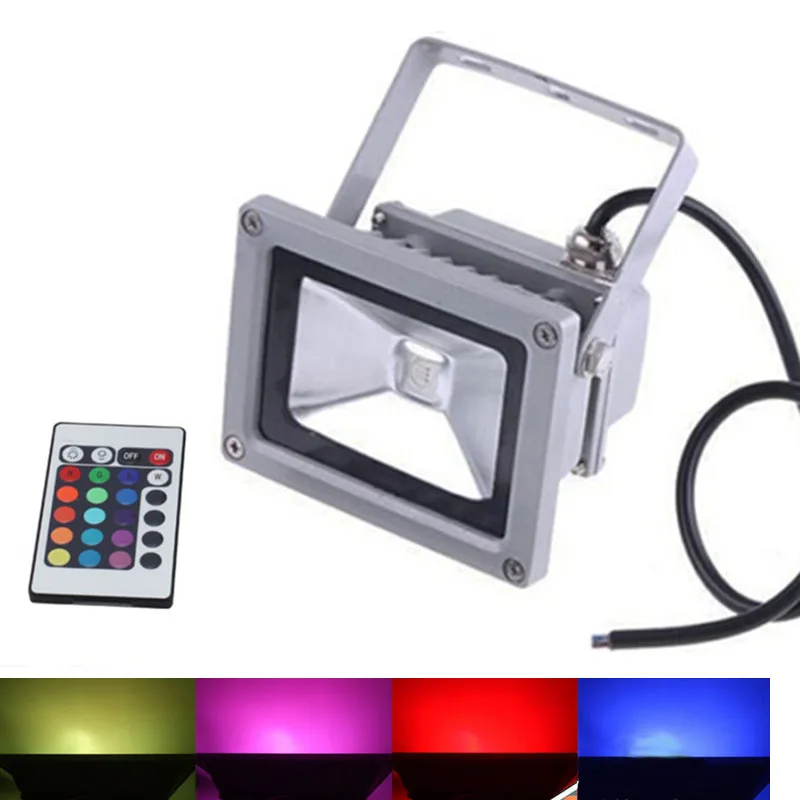 Светодиодный прожектор 10 Вт светодиодный светильник RGB водонепроницаемый COB