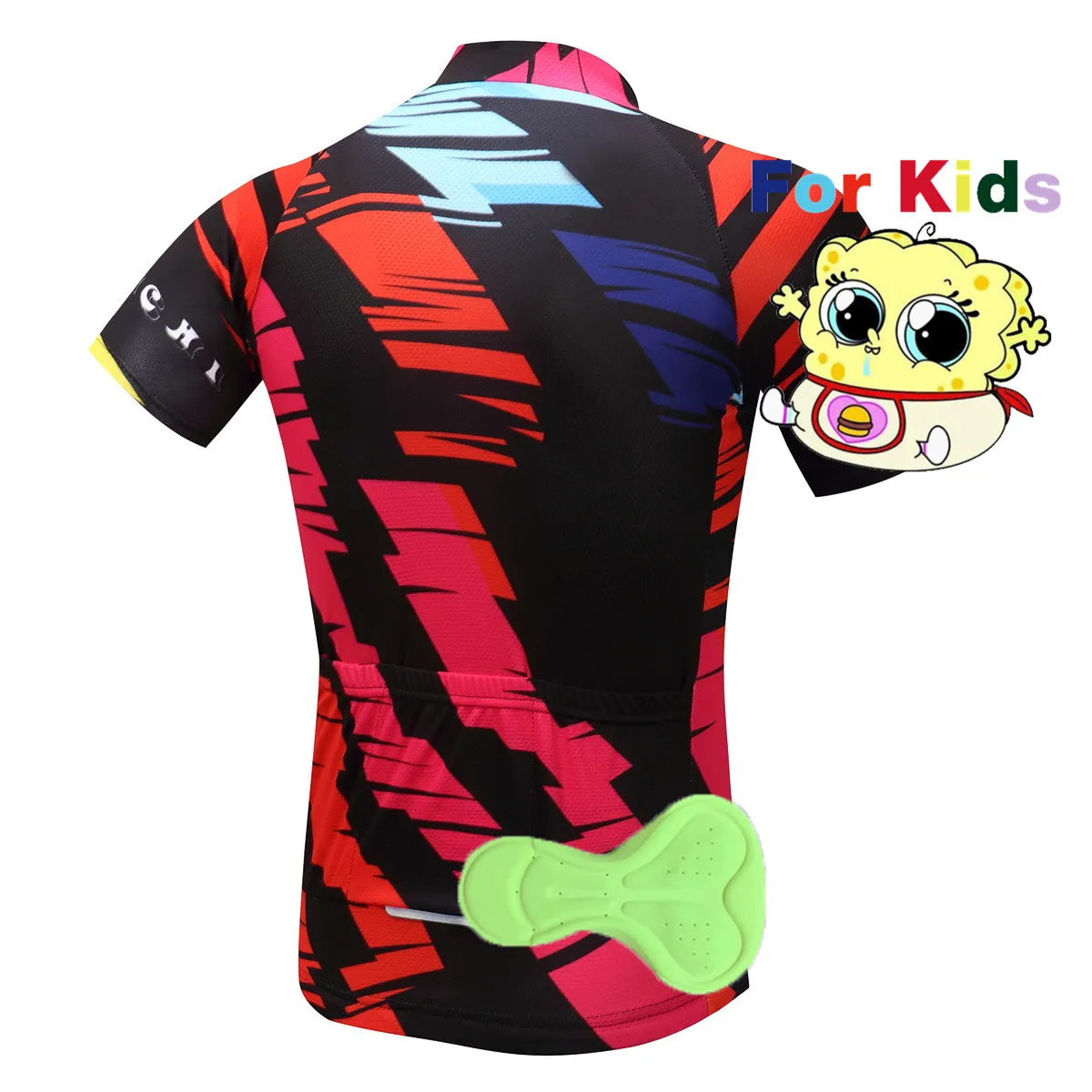 AN. Ruichi/2019 г. Детская футболка с короткими рукавами для велоспорта MTB CICLISMO детская