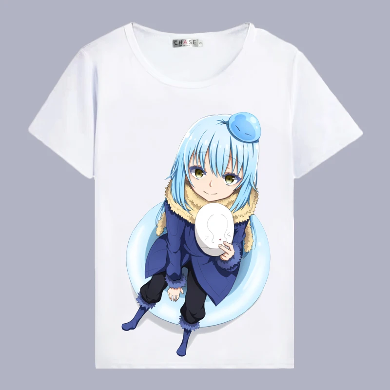 16 Футболка для косплея «That Time I Got Reincarnated as a Slime», летняя футболка в стиле аниме «Rimuru Tempest», Женская/Мужская футболка, костюм для косплея - Цвет: 16
