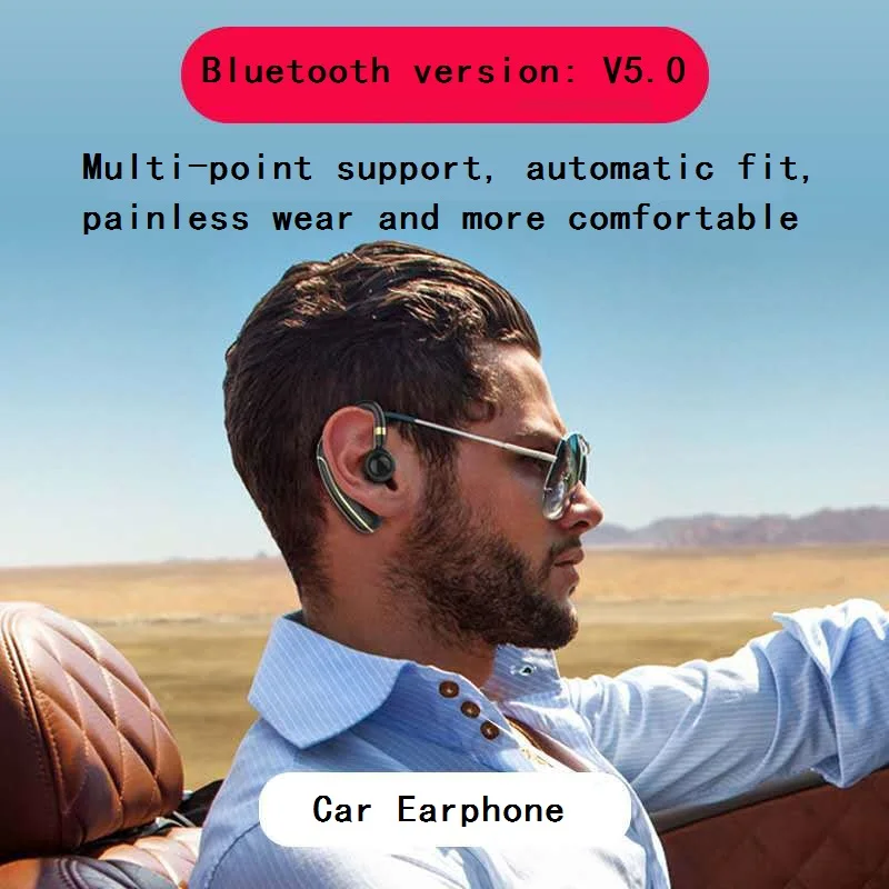 Беспроводные Bluetooth наушники с аккумулятором 260 мАч и большим временем работы в режиме ожидания, наушники-вкладыши с микрофоном, HD музыкальны... (art.: 7ade4b881) - 7ade4b881