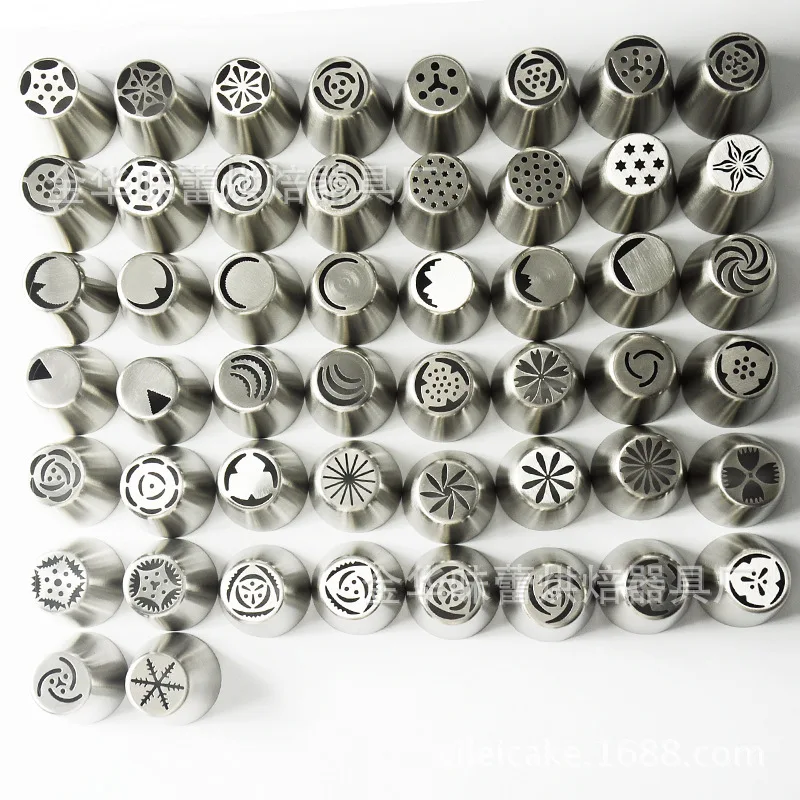 7 шт. насадки для украшения торта из нержавеющей стали|decorating tips|nozzles pastryrussian tulip |