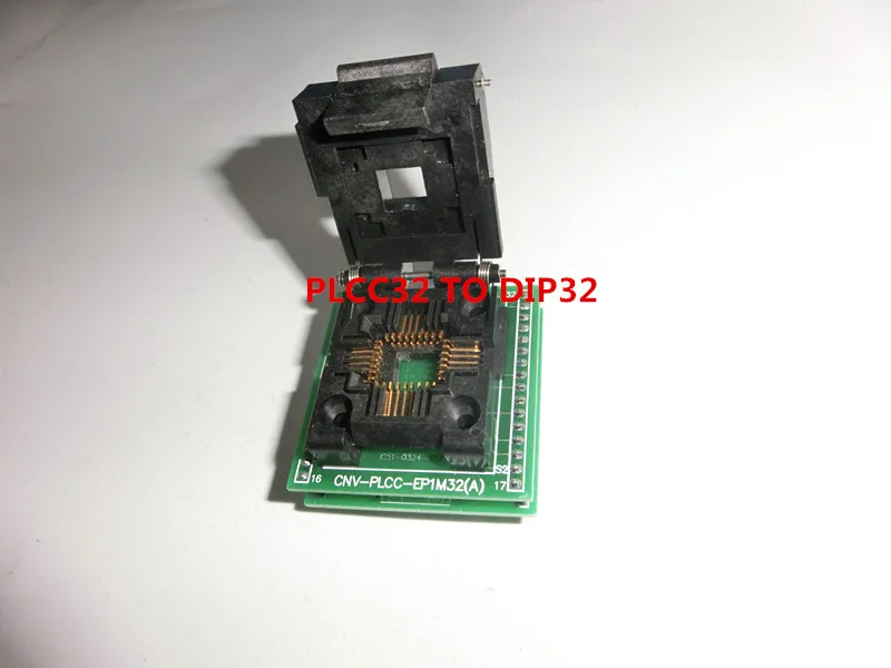 PLCC32 к DIP32 IC тестовый блок/адаптер/тестовый стенд/разъем горения DIP28 | Электронные