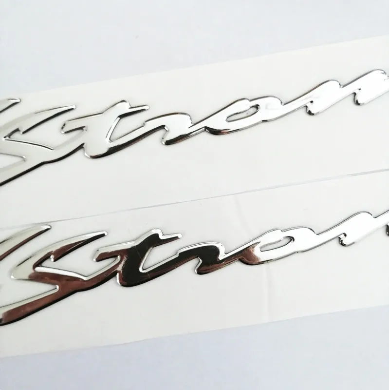 1 комплект 3d-хромовая эмблема мотоцикла наклейки для скутера светоотражающие Suzuki