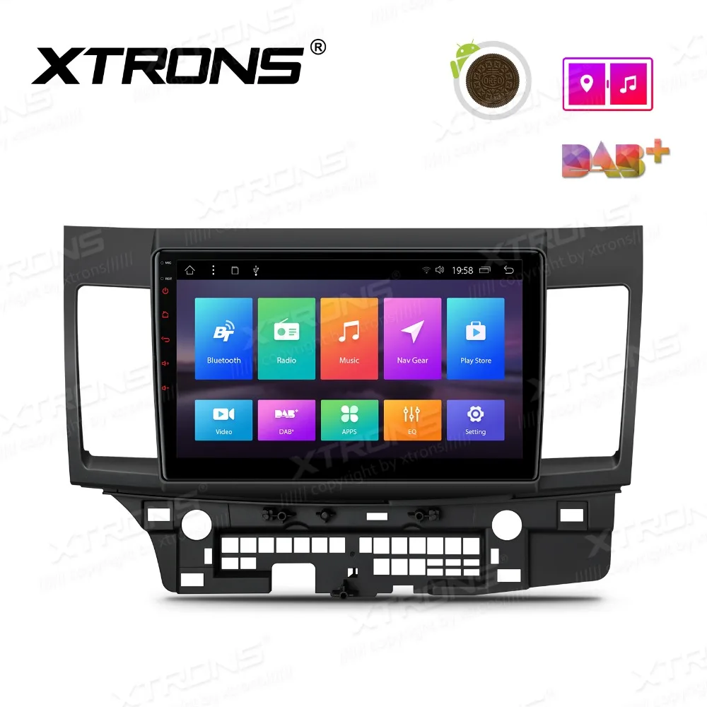 XTRONS 10 1 &quotAndroid 8 автомобильный стерео плеер GPS радио для Mitsubishi Lancer Evolution 2007 2008 2009 2010