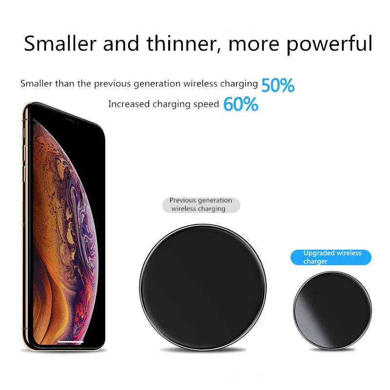Qi Беспроводное зарядное устройство для Samsung S10 Galaxy S9Plus Xiaomi mi 9 Suntaiho модная зарядная
