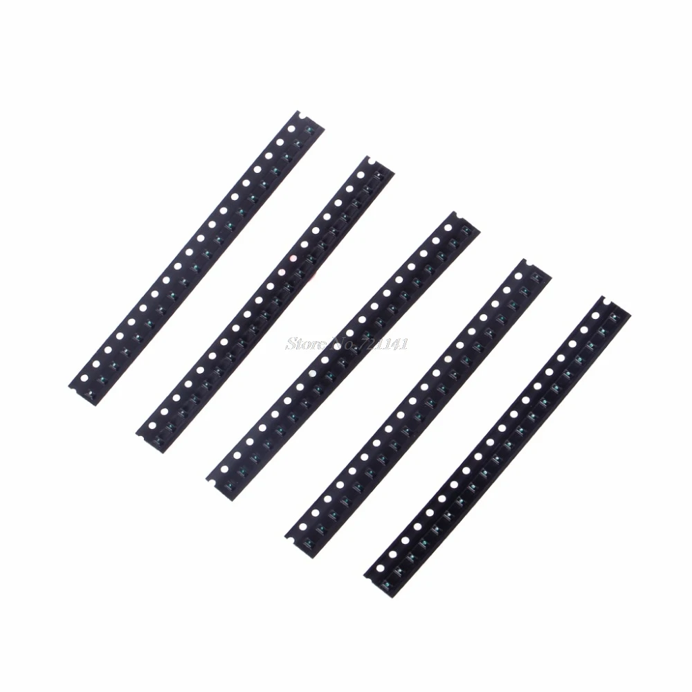 100 шт. 5 цветов SMD 0603 светодиодный светильник красный зеленый синий желтый белый