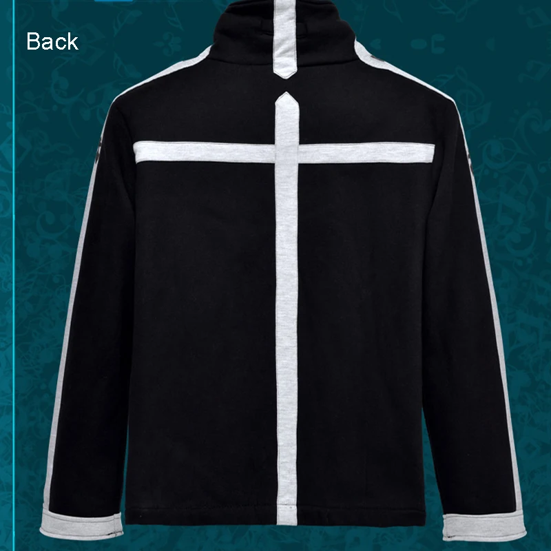 Coshome аниме меч искусство онлайн толстовки Кирито костюмы для косплея Мужская