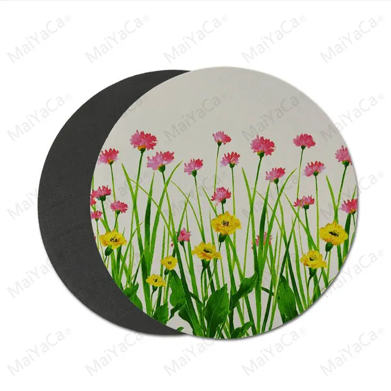 Современные коврики для мыши MaiYaCa Spring Mountain Morning круглые игровые компьютерные под