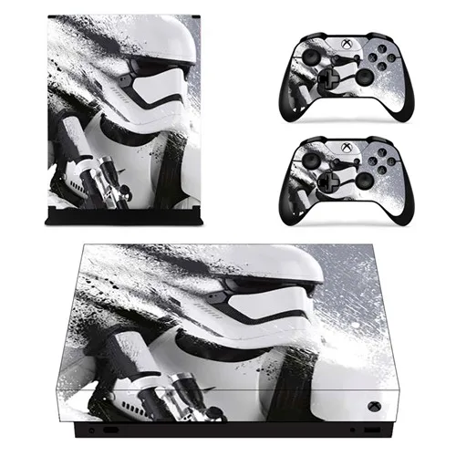 YSX1X0693 С принтом «Звездные войны» кожи Стикеры наклейка для Microsoft Xbox One X Xbox Slim консоли и 2 контроллеры для Xbox One X кожи Стикеры винил - Цвет: YSX1X0693