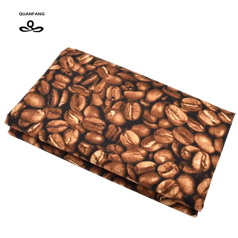 Хлопчатобумажная холщовая ткань QUANFANG для ручной работы дивана занавески сумки