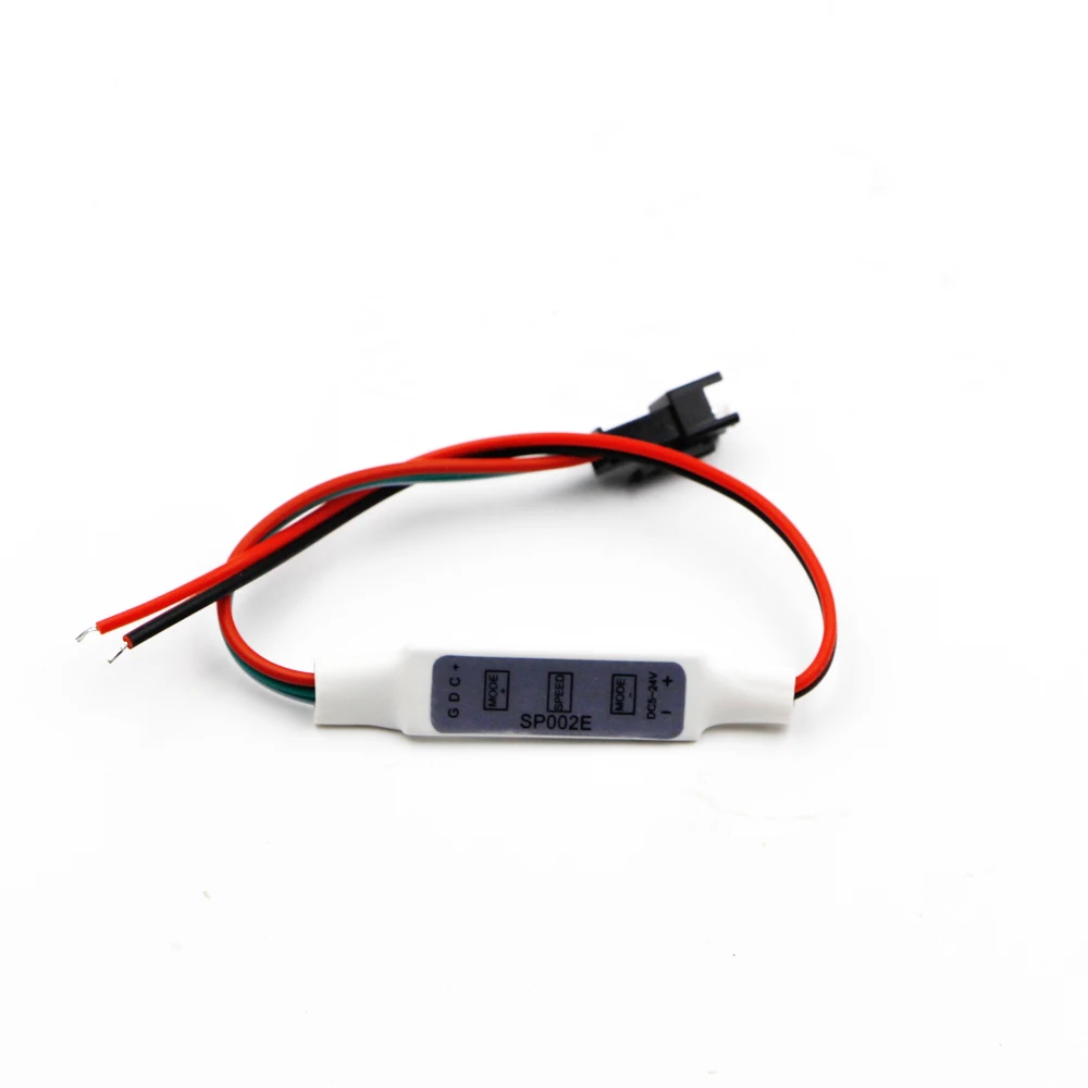 SP002E DC5V 12V 24V 3 ключа Мини RGB контроллер микроконтроллер для WS2811 WS2812B пикселей Мечта