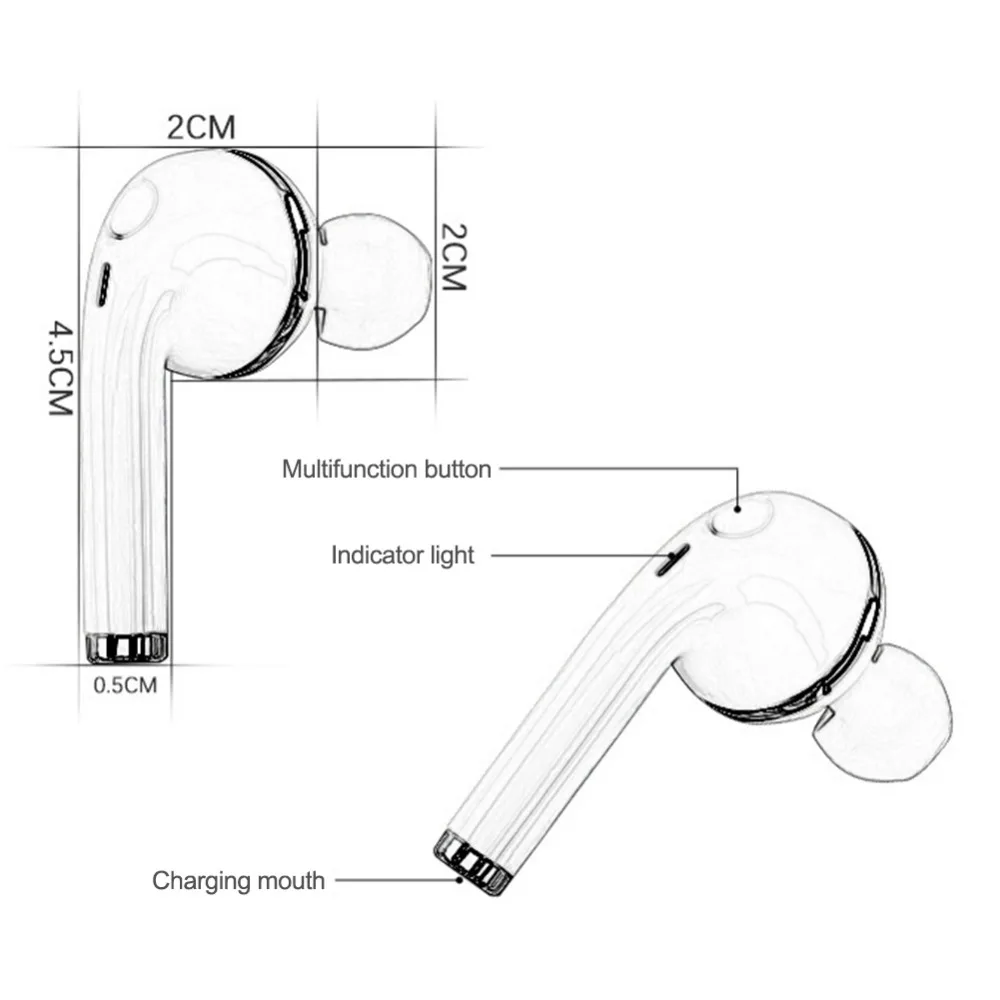 SltcrPasion Горячая Fone Bluetooth наушники de Ouvido sem Fio para Celular com Suporte Handsfree Mic Draadloze Oortjes|draadloze
