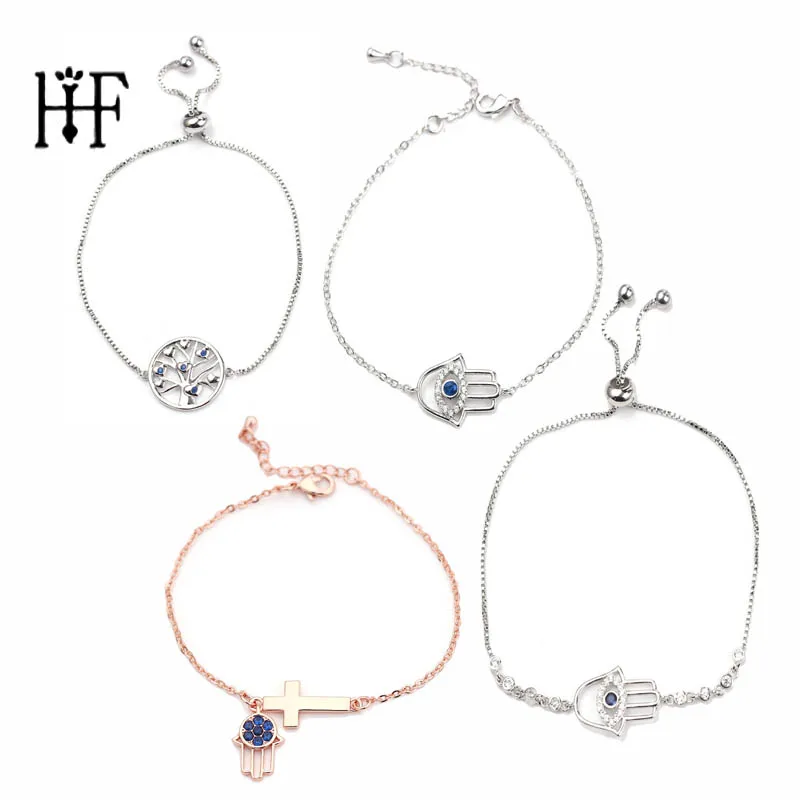 Простые браслеты в стиле бохо для женщин браслет с изображением дерева и сглаза