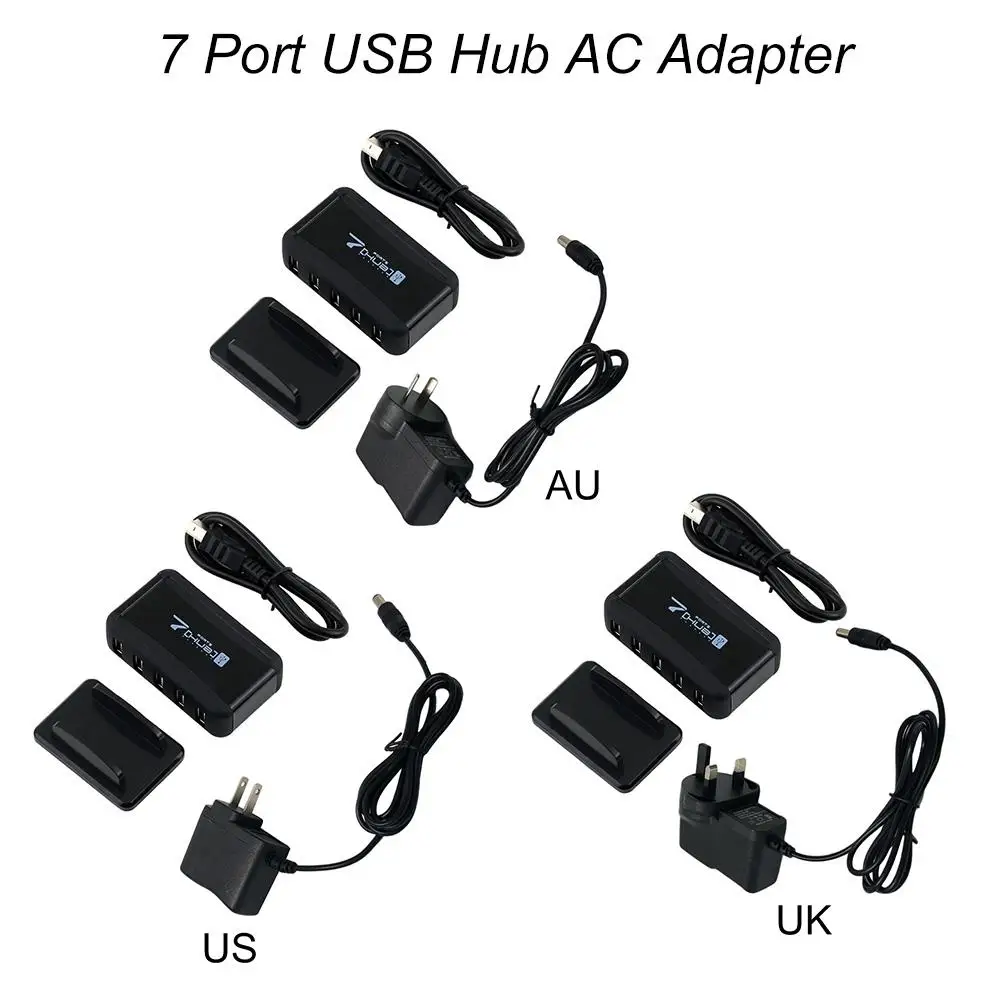 Адаптер переменного тока 7 Порты и разъёмы мульти функциональный USB 2 0