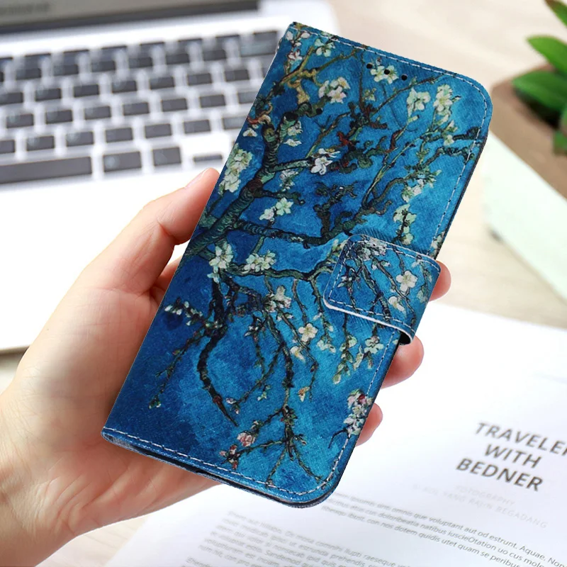 Чехол книжка с бумажником для Sony Xperia 10 Plus роскошный Магнитный кожаный чехол