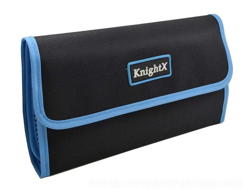 KnightX фильтр для объектива камеры чехол fundas сумка держатель коробки мешок 49 мм 52 мм 58 мм 67 мм 72 мм 77 мм для Canon NIKON SONY UV CPL ND STAR - Цвет: 6 Pockets bag