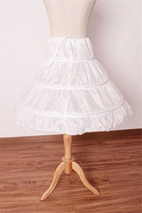Sapphire Bridal Cheap Fast Shipping Girls Flower Girl Petticoat Childrens 3 Hoop Underskirt Slips | Свадьбы и торжества