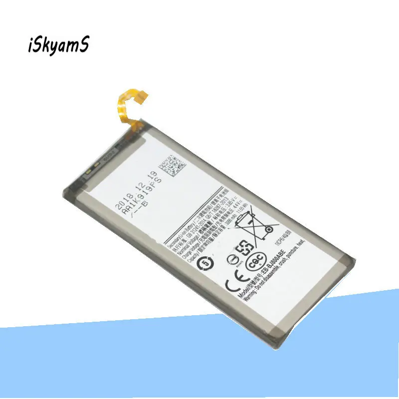 ISkyamS 1 х 3000 мАч литий-ионная расширенная батарея EB-BJ800ABE для Samsung Galaxy A6 (2018) SM-A600 A600F J6