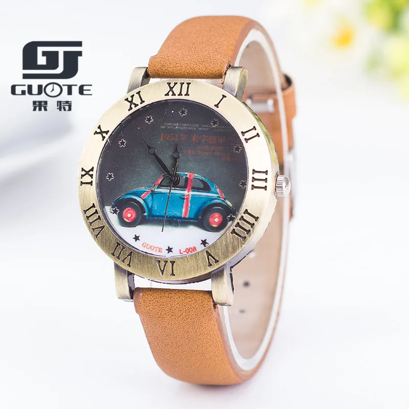 Люксовый Бренд GUOTE Водитель Автомобиля Гонки женская Мода Кварцевые Часы