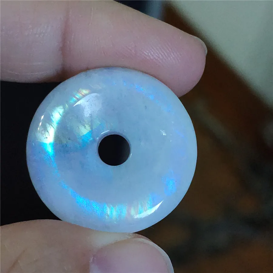 Подвеска из натурального лунного камня 25 х7 мм|Подвески| |