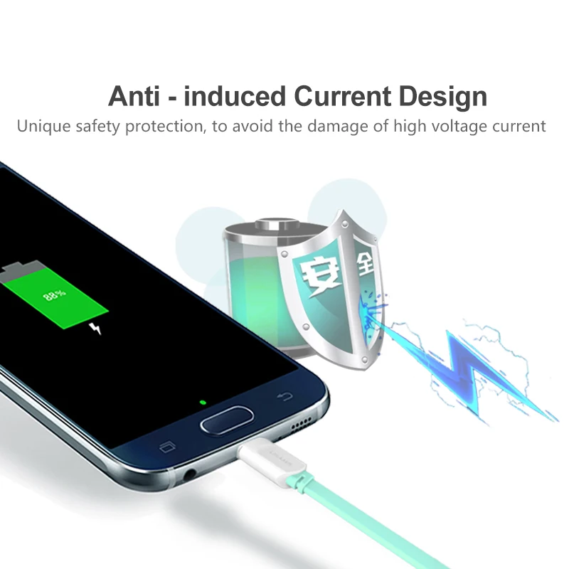 USB-кабель для синхронизации данных и зарядки 1 м Xiaomi 5S 6 8 9 Mix 2S Samsung S8 S9 S10 LG G5 G6 OnePlus 2 3