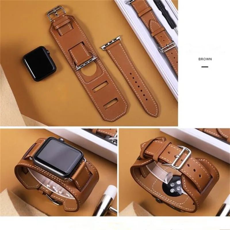 Ремешок из натуральной кожи для apple watch band 44 мм 40 42 38 аксессуары браслета браслет