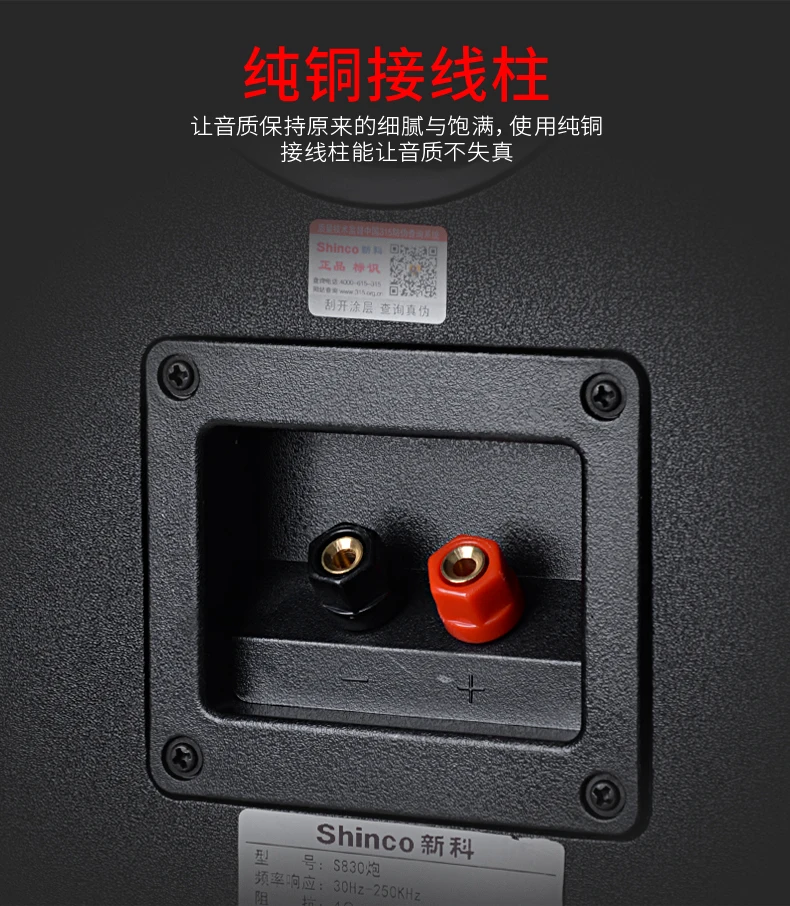 Shinco S830 сабвуфер домашние Театр сабвуфер Динамик гироборд с колесами 8 дюймов для исползования в домашних условиях пассивный сабвуфер