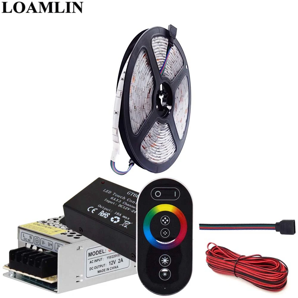 5 ~ 20 м SMD5050 RGB светодиодная полоса освещения 30 светодиодов/м CT666 светодиодный