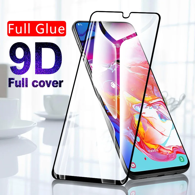 Чехол из закаленного стекла для samsung a10 a20 e a20e a30 a40 s a40s a50 a60 a70 a80 a90 защитный чехол