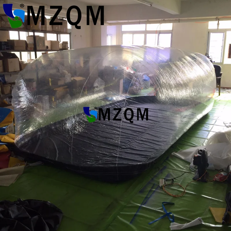 MZQM 4,25*2*1,65 м ПВХ надувной автомобильный навес, автомобильная Капсульная витрина, надувная Пыленепроницаемая прозрачная палатка для автомобиля, автомобиль для хранения