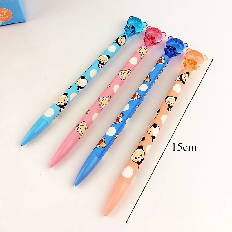 

1Pcs Cartoon Panda Animal Mechanical Pencil Cute Kawaii Bear Plastic Automatic Pens For Writing Gift Office School Supplies