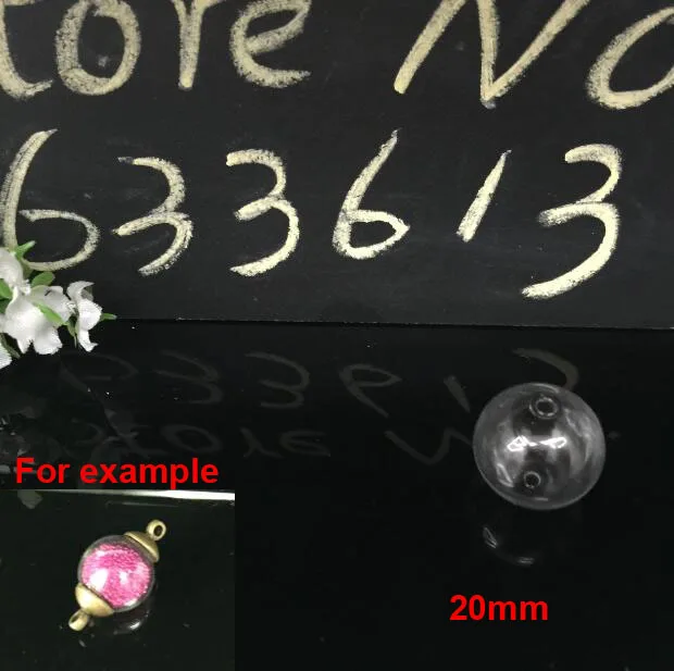 20 шт./лот смешанный размер прозрачный круглый стеклянный шар пузырьковый с 3 мм