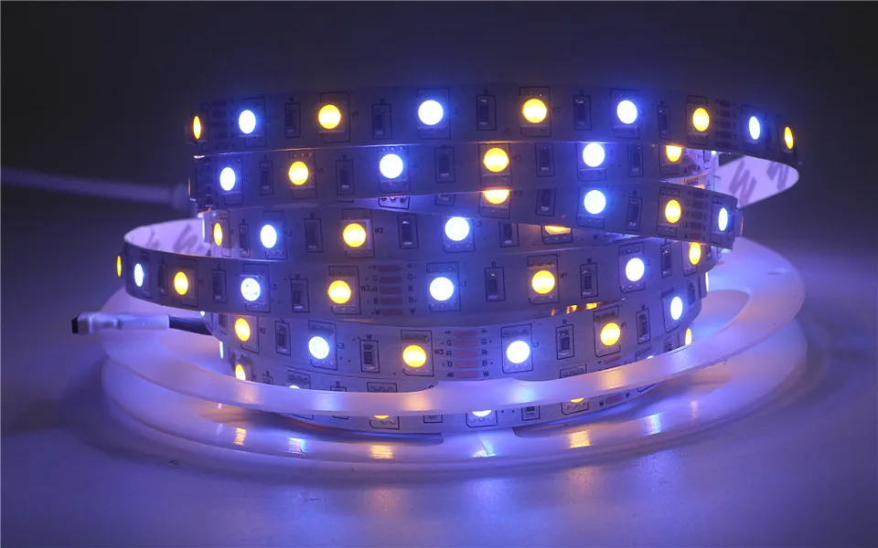 Светодиодная лента 5050 12 В RGB RGBW rgbww 12 В 5 м водонепроницаемая гибкая световая полоса 60 светодиодный/м светодиодный лента Luces лампа лента ТВ ПОДСВЕТКА