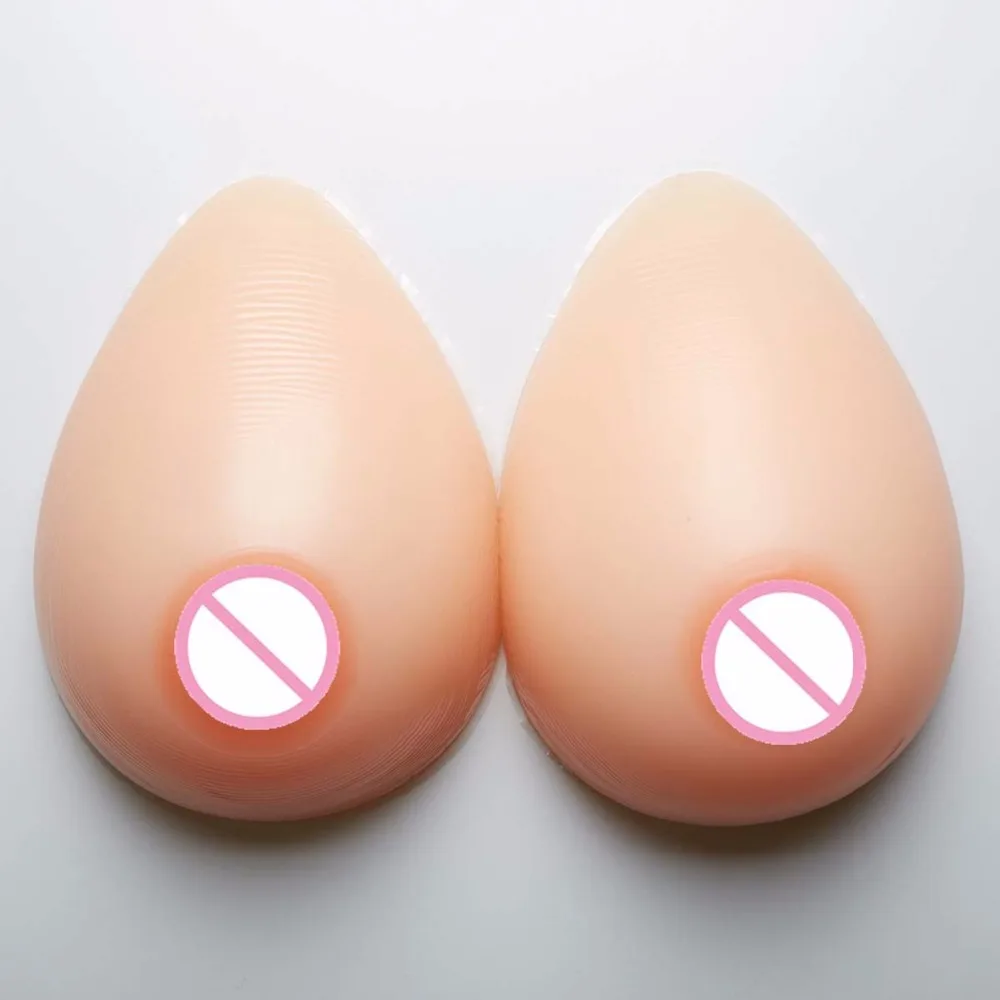 

800g/pair C cup silicone breast forms for mastectomy breast forms Boobs Tits Pads for crossdresser fake realistic breast forms