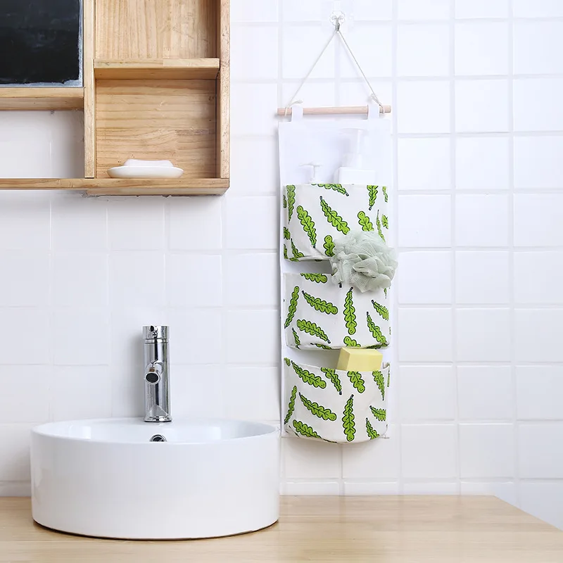 Sqinans Toy Storage Bag Wall Pockets Door Hanging Organizer 3 Mounted Wardrobe | Дом и сад