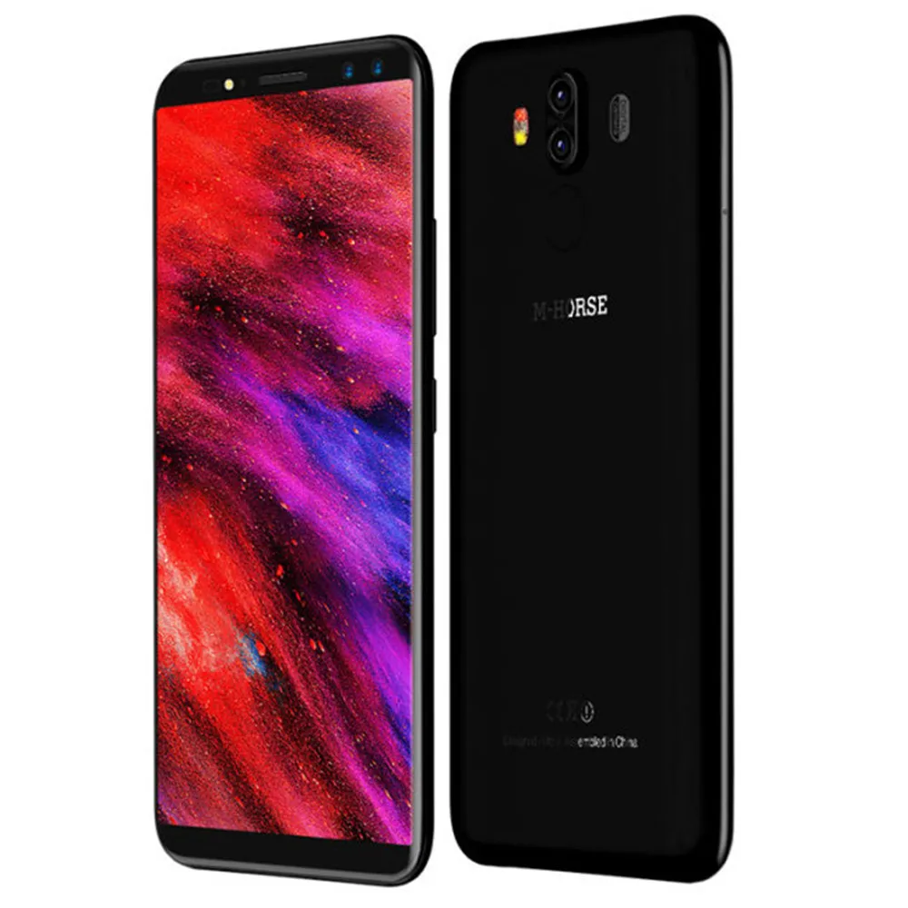 M Horse Pure 3 Мобильный телефон MTK6763 Octa Core 18:9 &quot5 7 дисплей 4 ГБ + 64 мАч 4000 13MP 5MP отпечатков