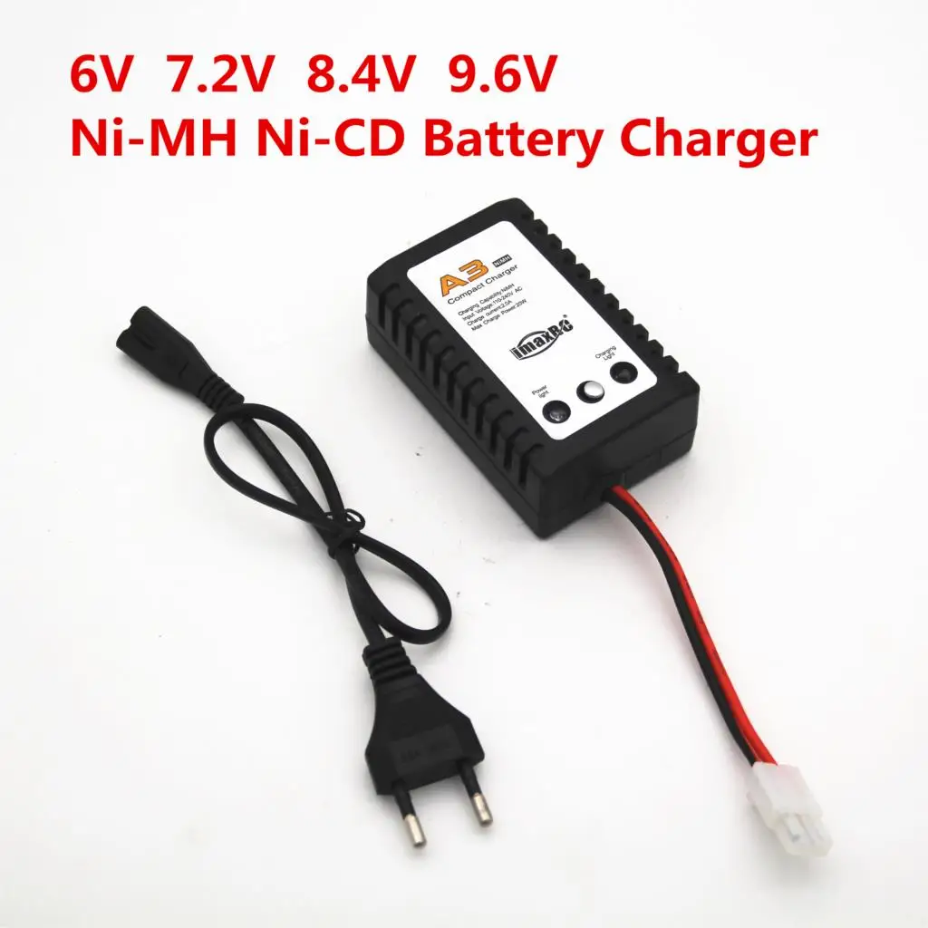 

A3 Charger For 6v 7.2v 8.4v 9.6v NiCd NiMH battery with Tamiya Plug Kep-2p L6.2-2P For RC toys Automatic Power-off Intelligence