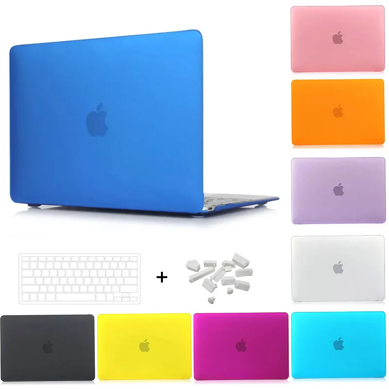 Новый матовый прозрачный жесткий чехол для Apple Macbook Pro 13 с сенсорной панелью mac book