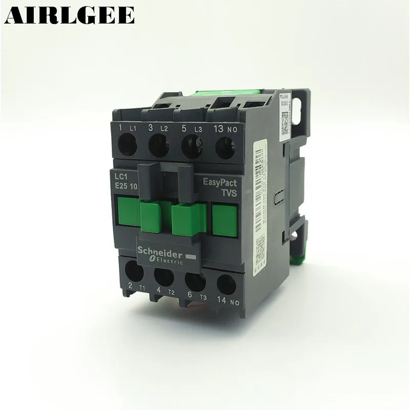 

AC Contactor Motor Starter Relay 3-Phase Pole 1NO 220V Coil Voltage LC1-2510