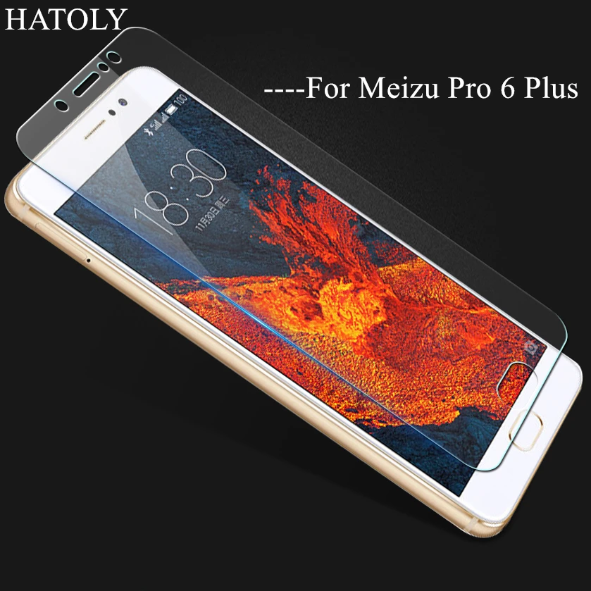 Закаленное стекло для Meizu Pro 6 Plus 2 шт. противовзрывная Защита экрана пленка HATOLY|glass
