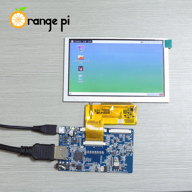 Оранжевый Pi 5-дюймовый TFT ЖК-экран только для платы H3 chip Orange | Компьютеры и офис