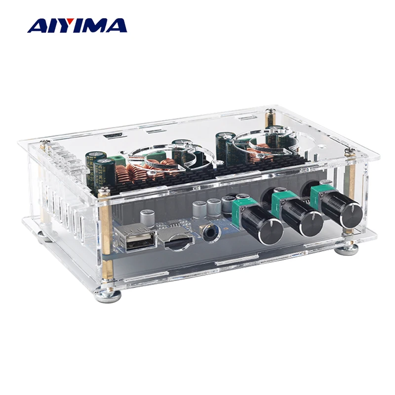 Aiyima TPA3116 аудио усилитель доска 50 Вт + 100 2 1 канальный цифровой приемник Bluetooth