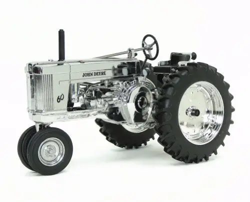 KNL HOBBY J Deere 60 посеребренный металлический Трактор Модель сельскохозяйственного