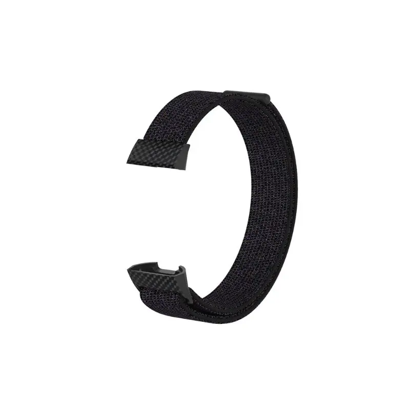 Мода замена спорт нейлон петля наручные часы ремешок для Fitbit заряд 3 браслет