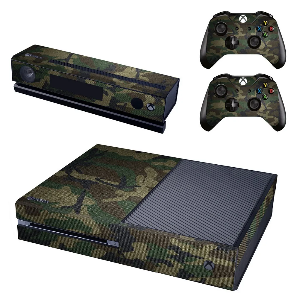 Камуфляжные наклейки для Xbox One винил наклейки для оформления стикеры игровой консоли Пульты ДУ игровых приставок геймпад протектор Чехлы мангала скины