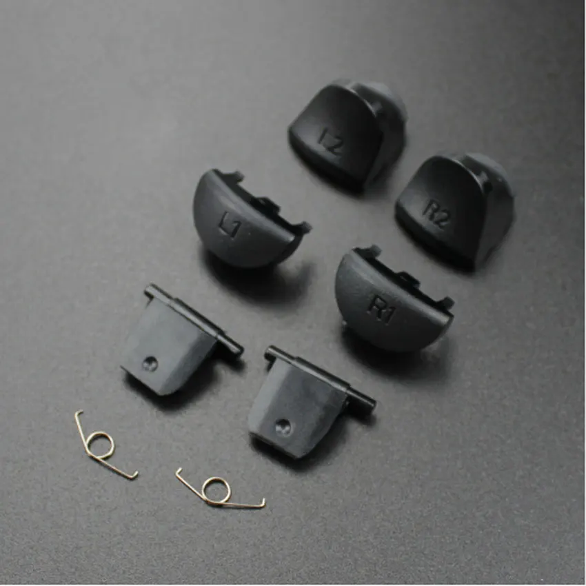 Юйси L1 R1+ L2 R2 триггер кнопки геймпад Кнопка JDM 001 011 030 040 запасные части для playstation 4 PS4 контроллер w/Весна - Цвет: JDM-030