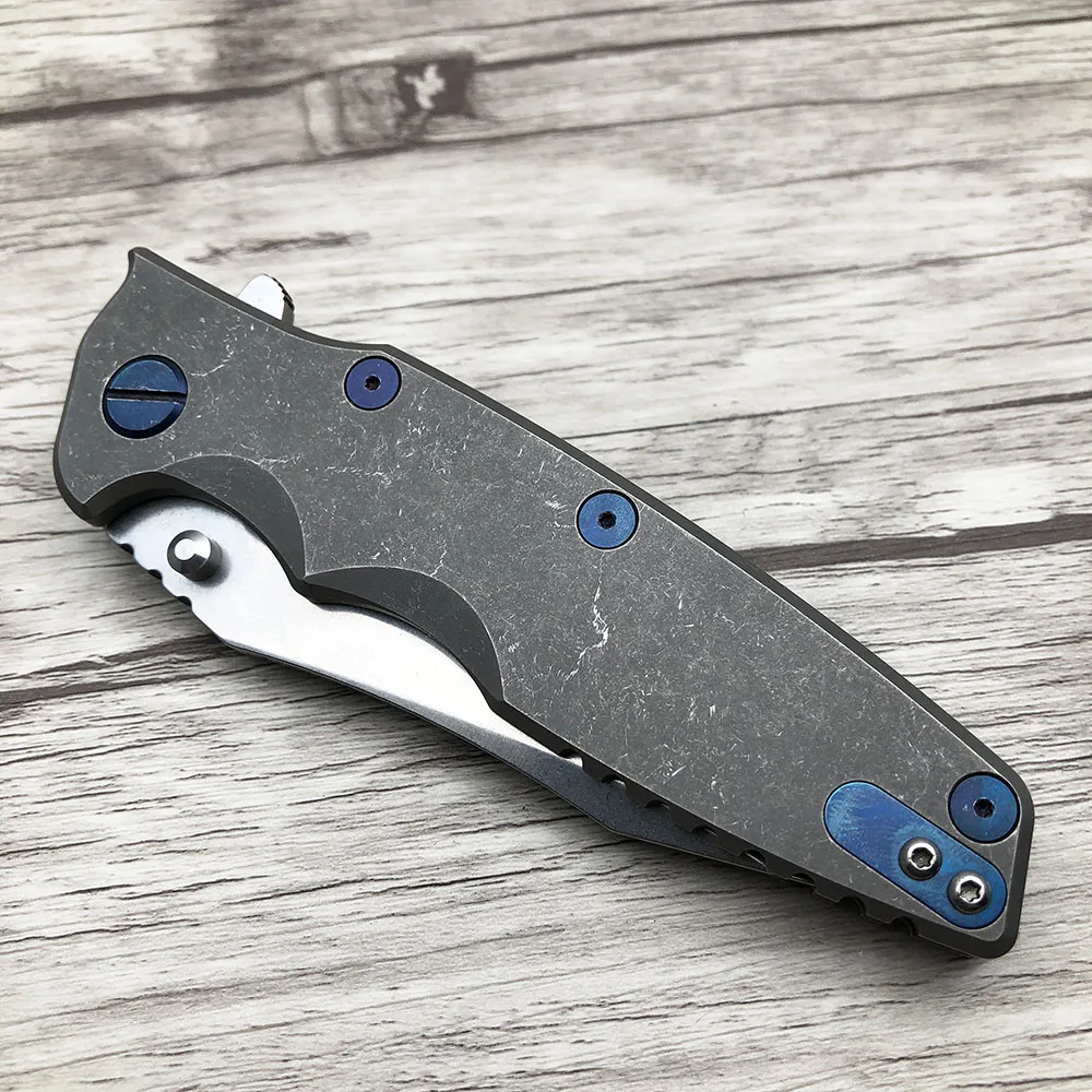 ZZSQ ZT 0392 тактические складные ножи M390 лезвие титановая ручка шарикоподшипник